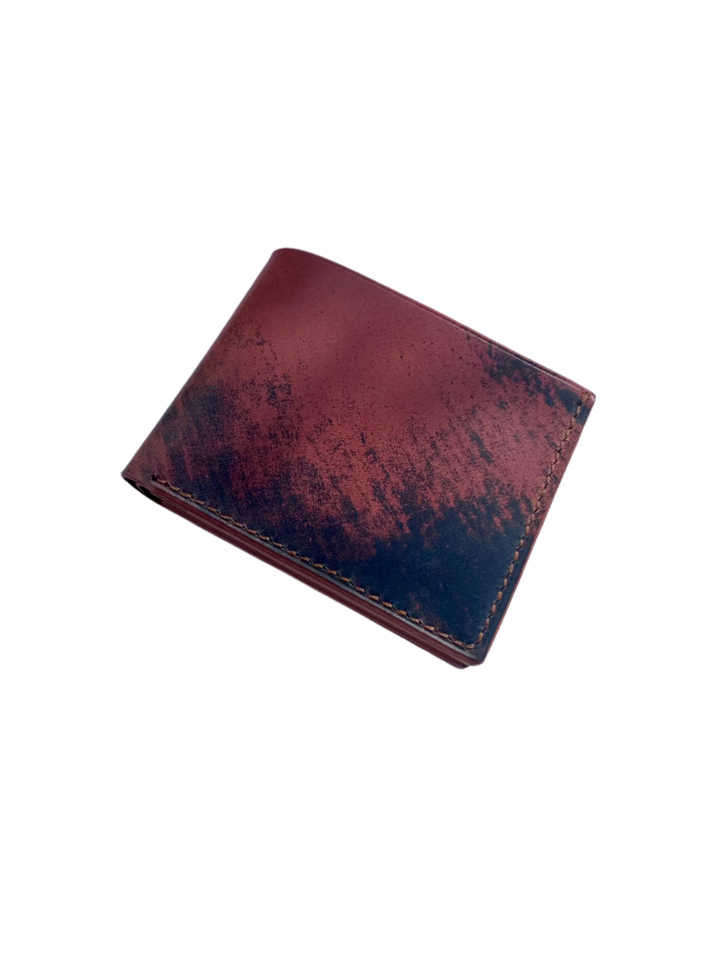 Bifold Wallet - Blue Marbled Shell Cordovan