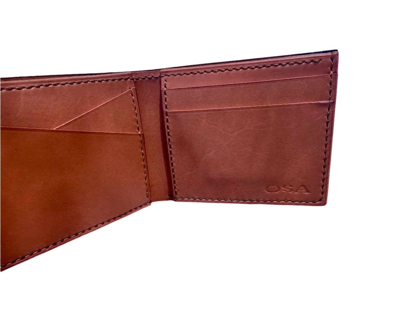Bifold Wallet - Blue Marbled Shell Cordovan