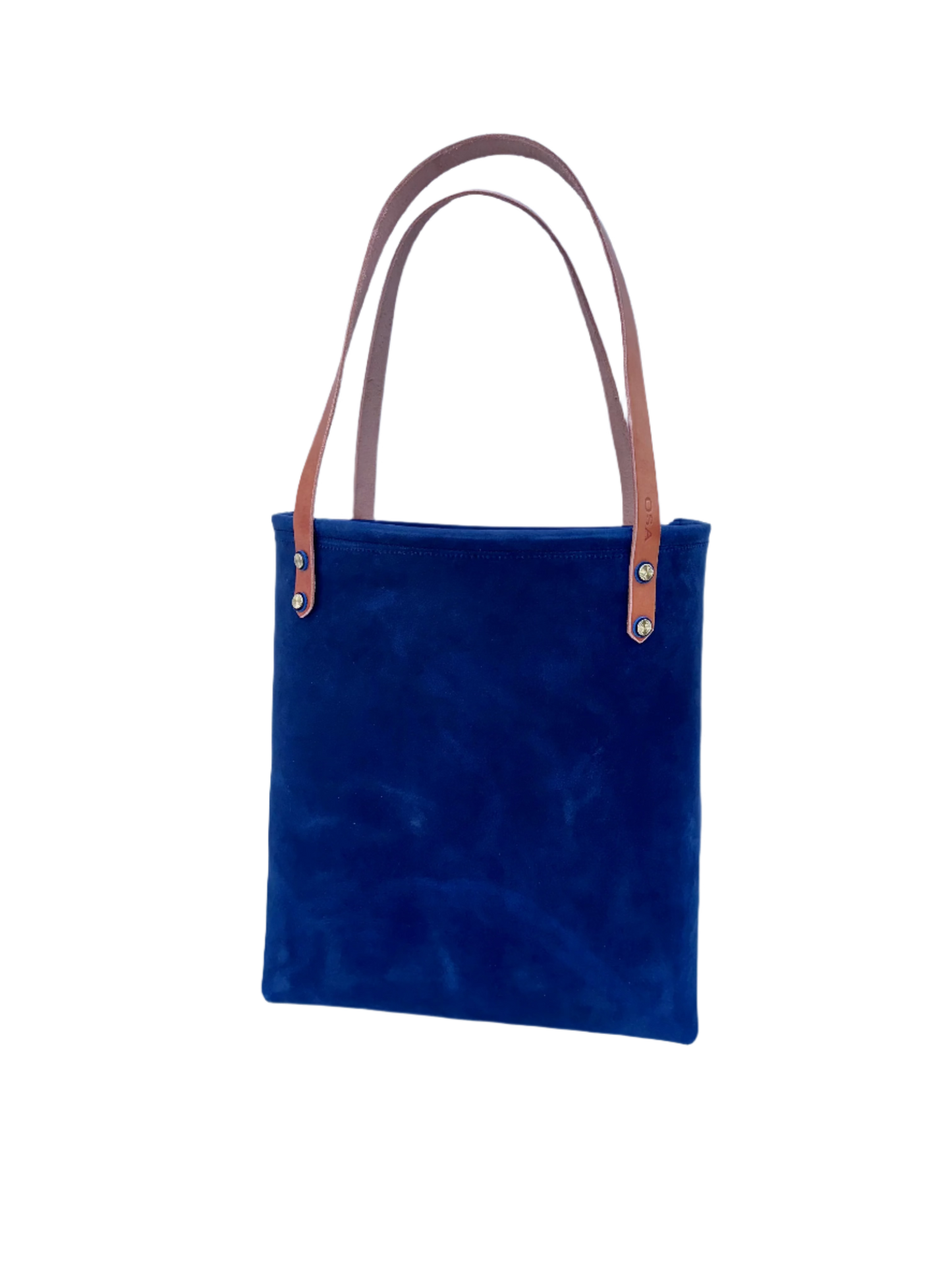 Leather Tote Bag - Blue Buffalo Leather