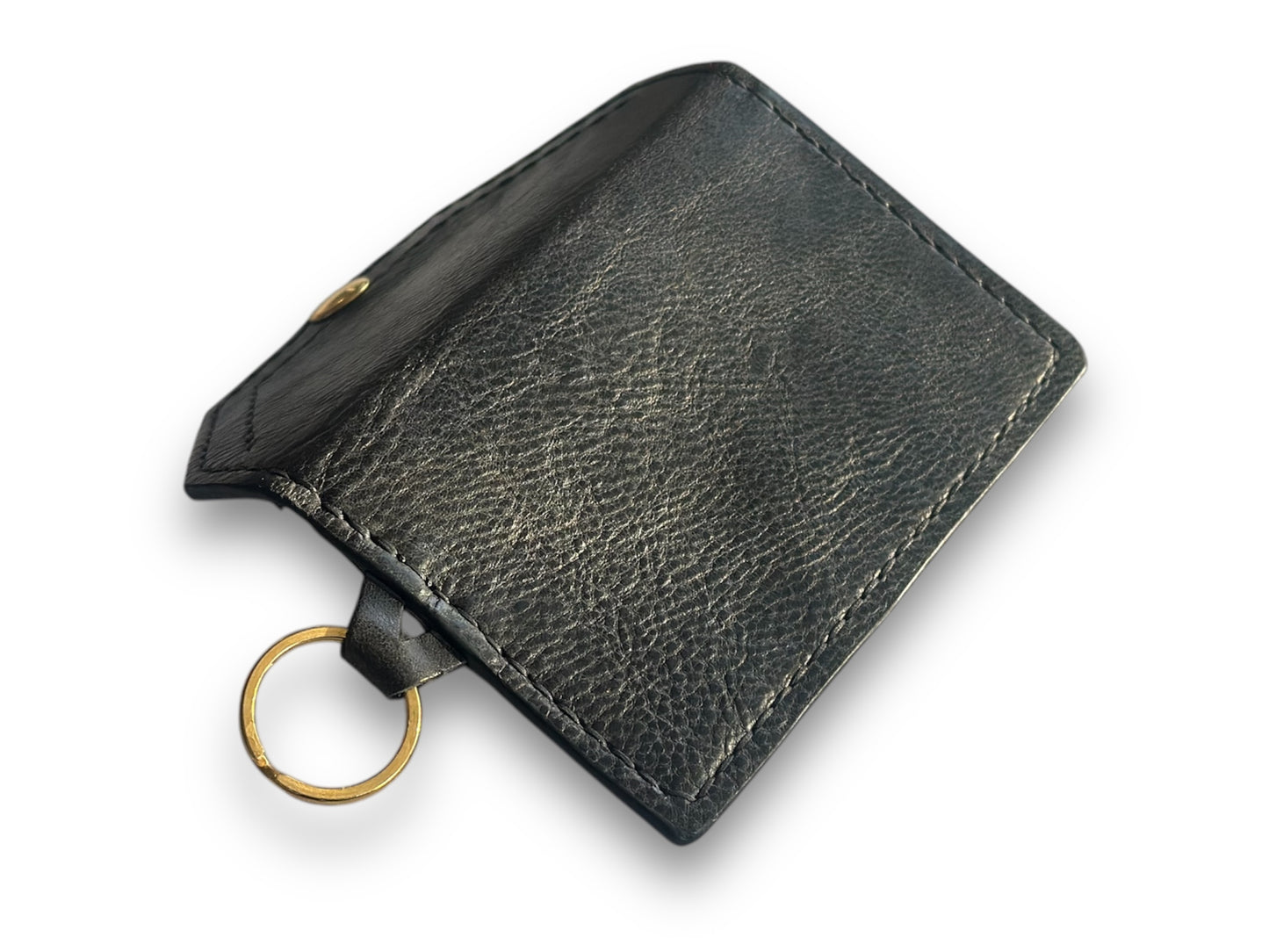 Card Holder with Snap Closure and matching air tag keychain
