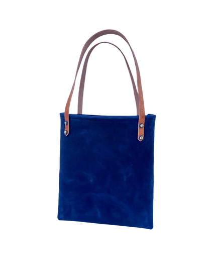 Leather Tote Bag - Blue Buffalo Leather