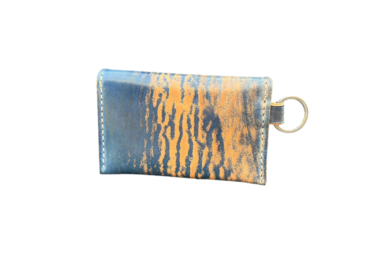 Card Holder with Snap Closure - Shell Cordovan