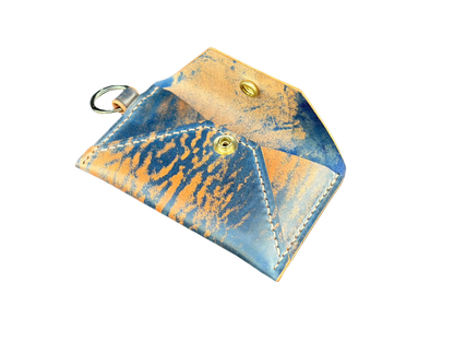 Card Holder with Snap Closure - Shell Cordovan
